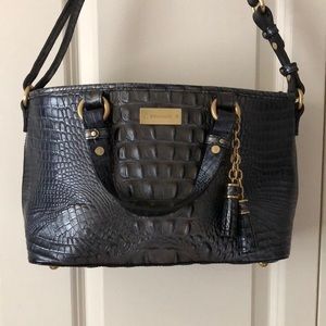Brahmin Mini Asher Gunmetal Melbourne Retired Tote
